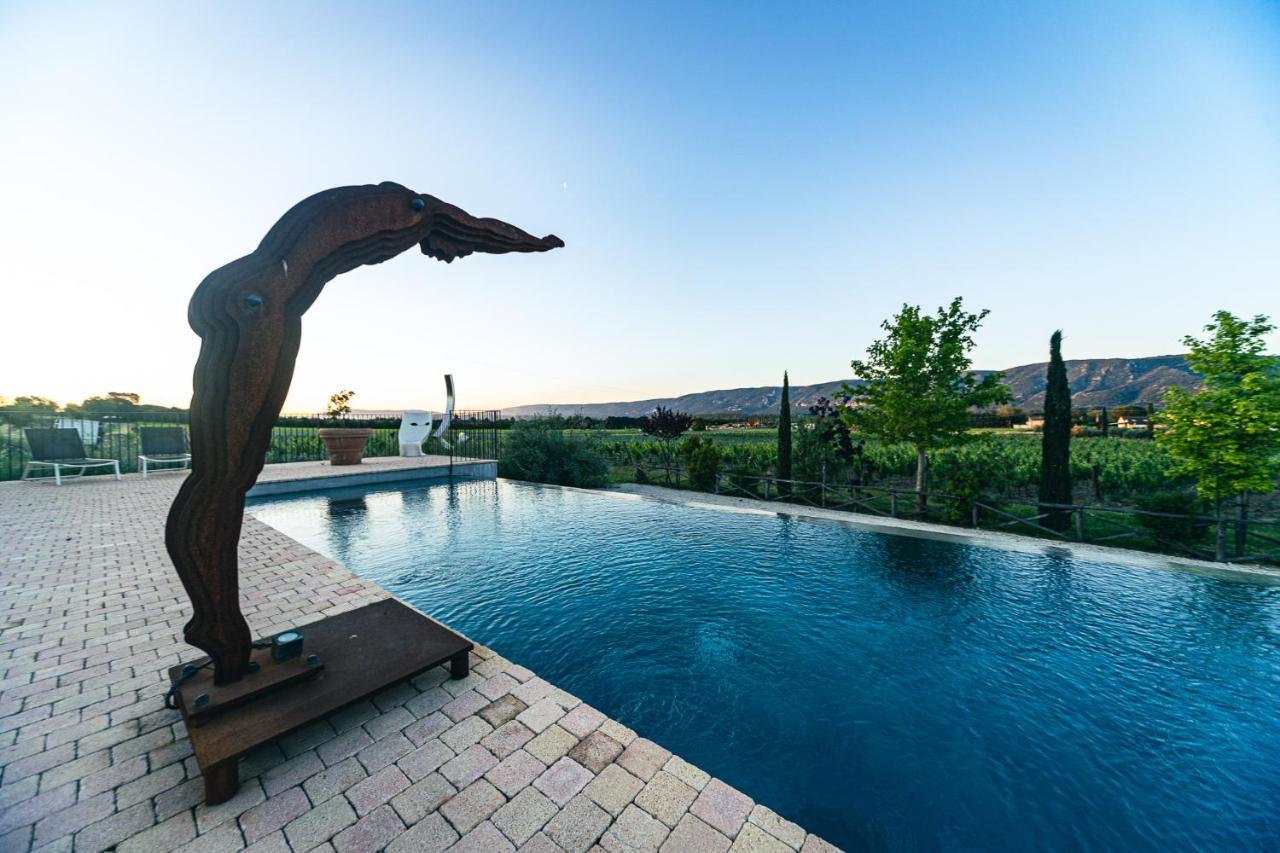 Domaine Des Peyre Robion en Luberon Exterior foto