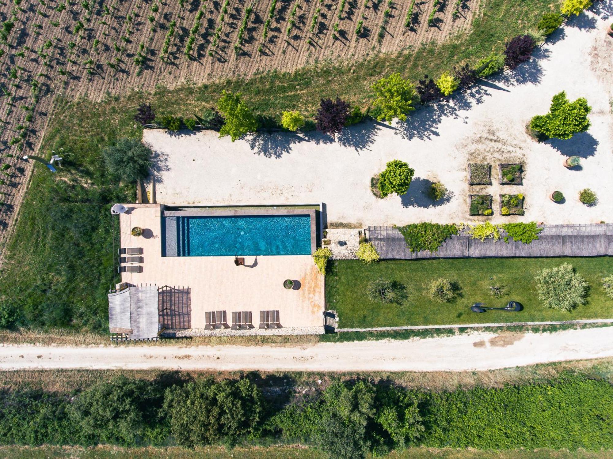 Domaine Des Peyre Robion en Luberon Exterior foto